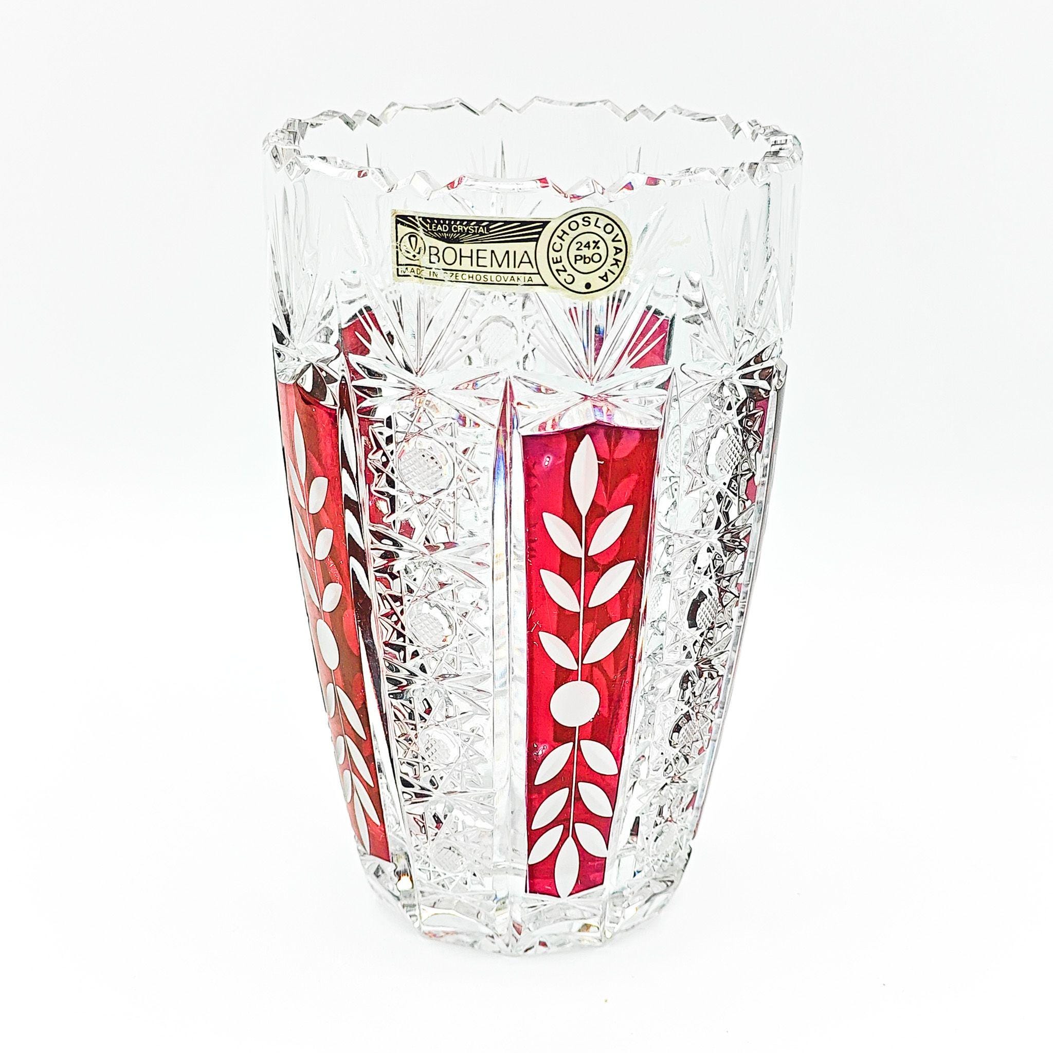 Bohemia Crystal Vase 24 Pbo - Etsy