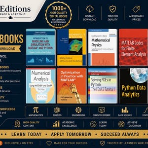 20+ Engineering Numerical Methods eBooks | Applied Mathematics PDF Books | Instant Digital Download