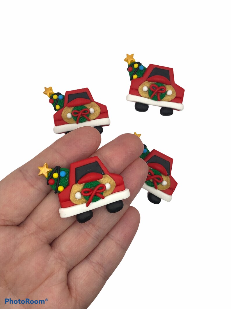 Handmade Crafting Embellishment Christmas Clay Listing is for 1 clay