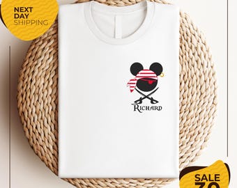 Custom Disney Pirates Family Shirt | Disney Pirates of Caribbean Shirt | Pirate Shirt | Pirates Life | Mickey and Minnie Disney Cruise Shirt