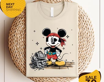 Mickey Pirates Shirts | Disney Pirates of Caribbean Shirt | A Pirates Life Shirt | Mickey Shirt | Disney Cruise Shirt | Disney Pirates Shirt