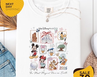 Comfort Colors® Vintage Mickey Disneyworld Shirt | Retro Mickey And Friends Shirts | Walt Disneyworld Tee | Disney Trip Disney