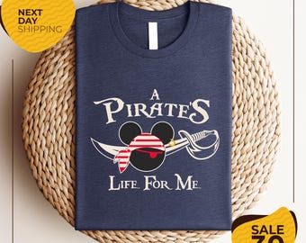 Mickey a Pirates Life for Me Shirt | Disney Pirates of Caribbean T-Shirt | Disney Cruise Matching Shirt | Pirate Party | Disney Cruise Trip