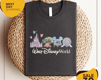 Walt Disneyworld Shirt | Disney World Shirt | Retro Walt Disney Shirt | Magic Kingdom Shirt | Disney Vacation Tee