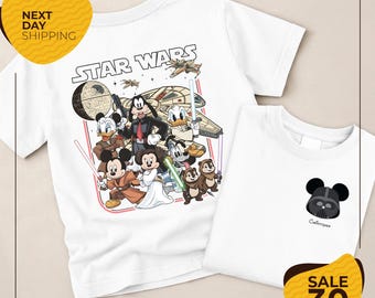 Custom Disney Star Wars Shirt | Personalized Name Mickey And Friends Shirt | May The 4th Tee | Disney Trip 2026 | Family Matching Shirt
