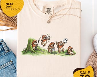 Comfort Colors® Star Wars Ewok Emotions shirt | Ewok Endor National Park Protect Our Forest Tee | Hollywood Studios Galaxy's Edge Trip Shirt