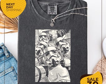 Comfort Colors® Star Wars Storm Strooper Selfie | Disney Shirt | Disney matching | Star Wars Shirt | Star War Family Shirt | Darth Vader