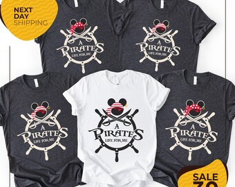 Pirates Shirt | A Pirate's Life for Me | Pirate Themed Tee | Pirates Family Shirt | Disney Pirates | Disney Cruise Shirt | Disney Pirate