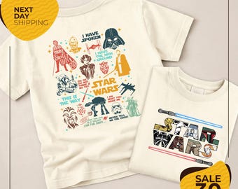 Retro Star Wars Shirt | Disney Star Wars Shirt | Star Wars Characters Shirt | Disney Trip 2026 Shirt | Retro Disney Shirt