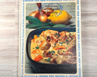 Vintage Woman's Day Encyclopedia Of Cookery Vol 3 Cookbook | 1966 Second Edition