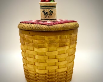 Ceramic Apple Basket Votive Holder | Lynn Norton Parker, Trinket Jar