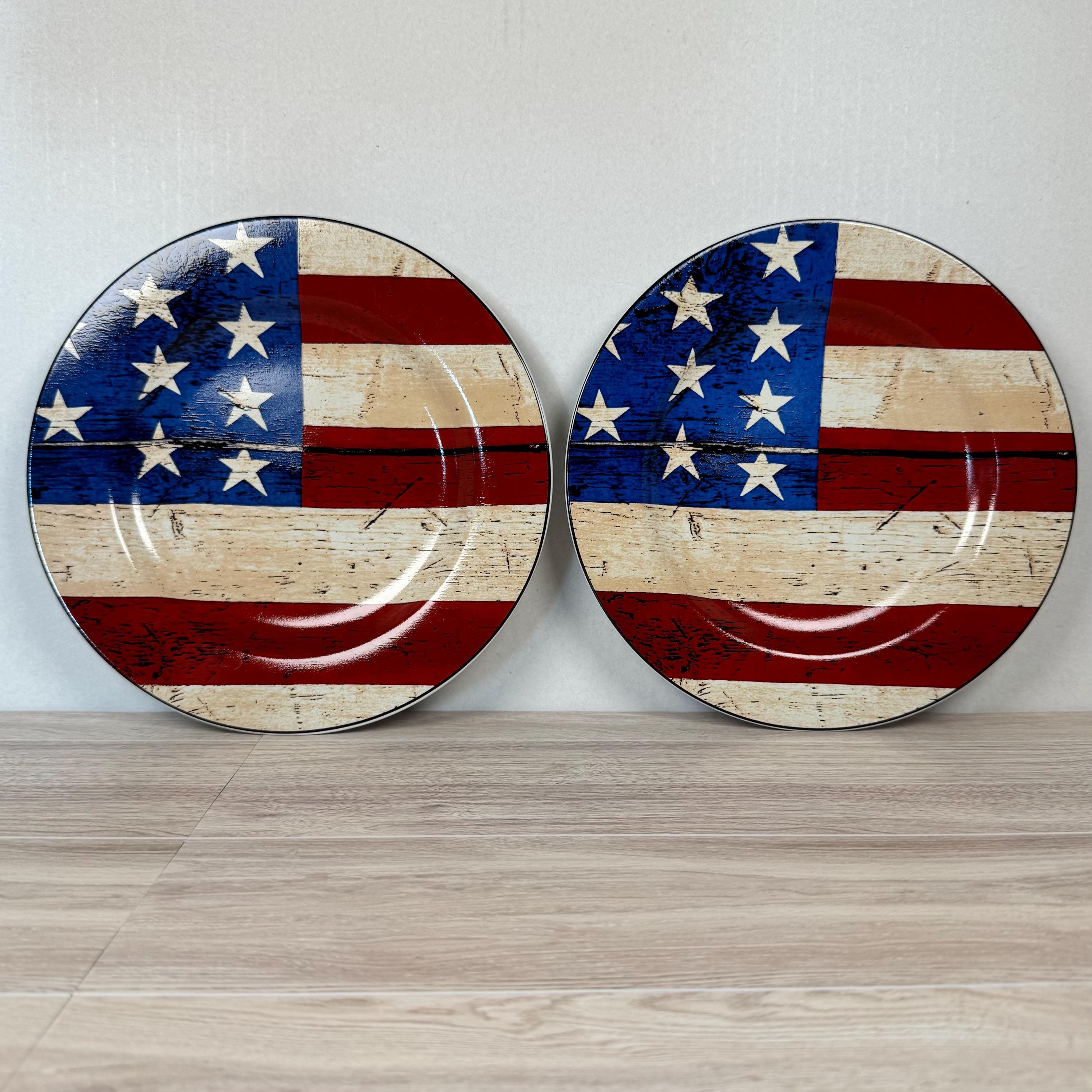 Vintage Flag Dinnerware - Etsy