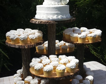 rustic wedding cake stand