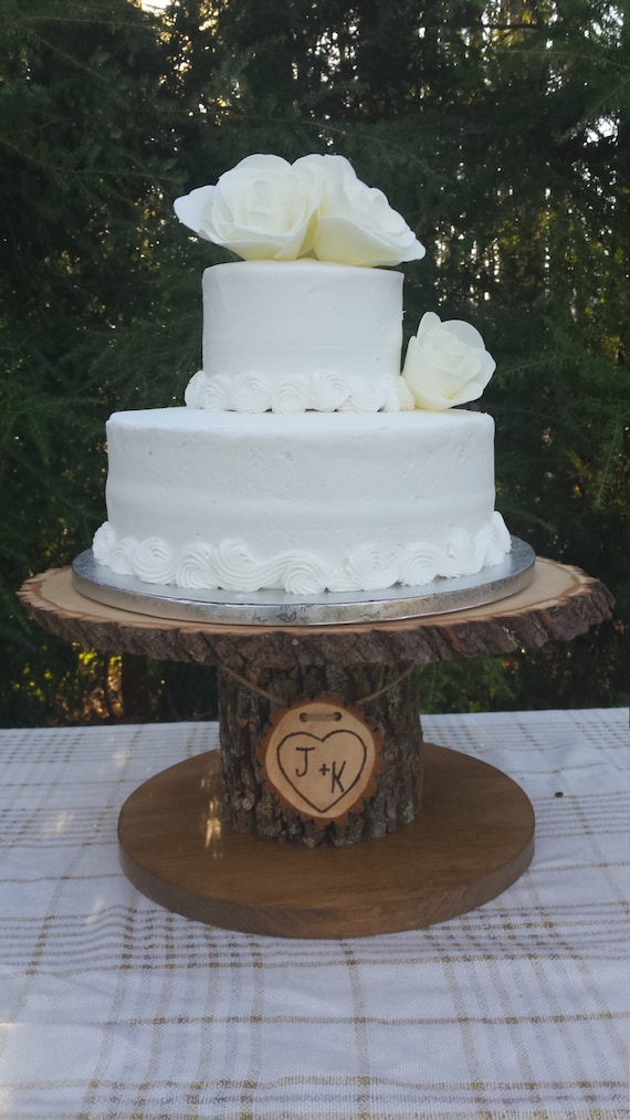 wood cupcake stand personalized