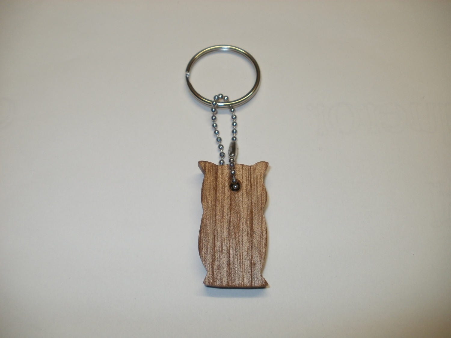 owl keychain wood ash scroll saw Etsy