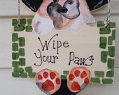 Painting-Wood sign-Dog Sign-Wood Sign-Decor Sign-Hand Painted Sign