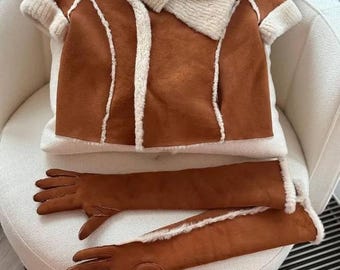 Oscar de la Renta sheepskin jacket