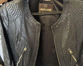 Roberto Cavalli python jacket