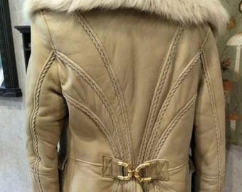 Roberto Cavalli sheepskin shearling coat