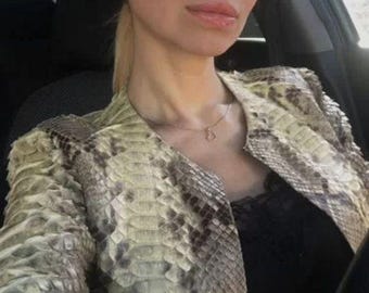 Roberto Cavalli python jacket