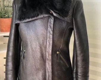 Roberto Cavalli sheepskin, shearling coat