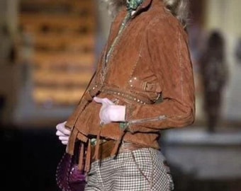 Roberto Cavalli suede coat