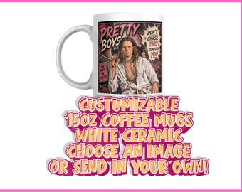 The Vampire Lestat Ceramic 15oz Mug | Halloween Edit! | Akasha | Dr. Fareed | Claudia | Armand | Lestat | Louis | Fan Decor | Customizable