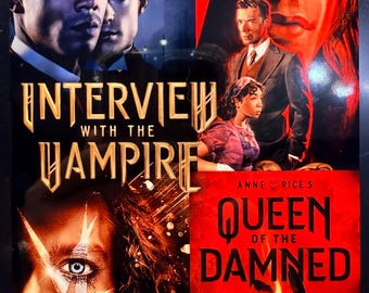 Interview With The Vampire | Lestat Magnet | Queen of the Damned Poster Art 4"x5" |