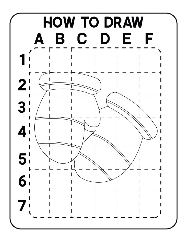 Christmas How to Draw Activity Book, Kids Reindeer Santa Coloring ...