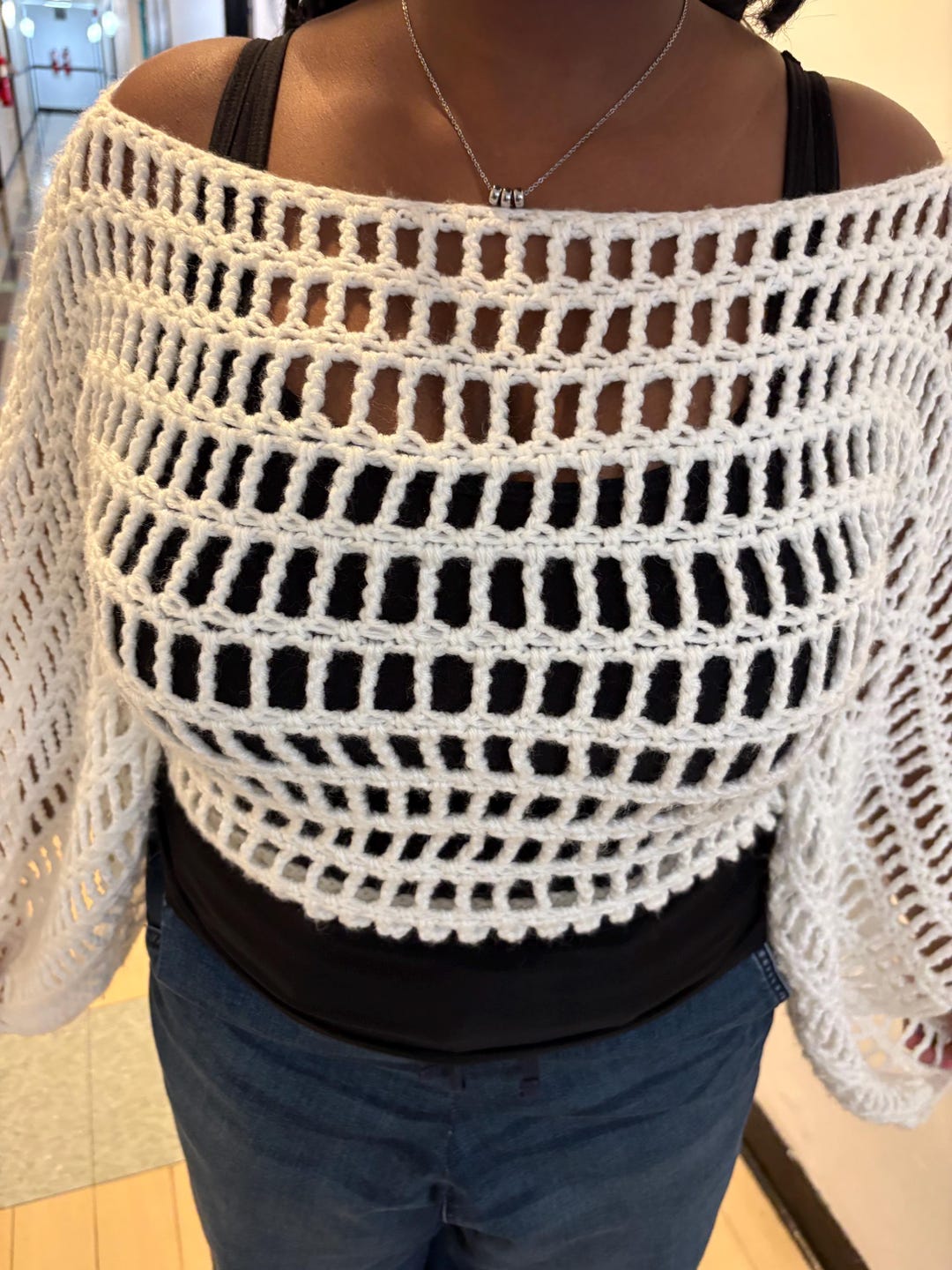 Crochet Mesh Top - Etsy