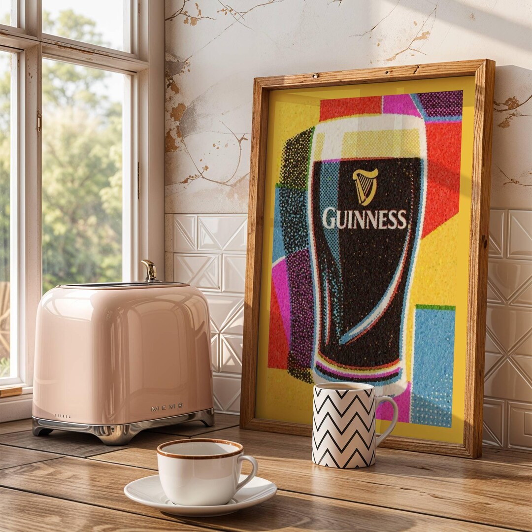 Guinness Poster | Irish Art | Gift for Guinness Lovers - Etsy