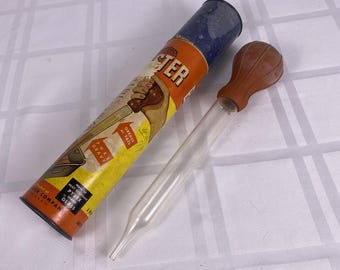 Vintage Artbeck Pyrex Glass Baster with original box