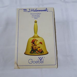 1979 Hummel Second Edition Annual Bell Handcrafted Goebel W Germany