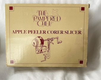 The Pampered Chef 2430 Apple Peeler Corer Slicer