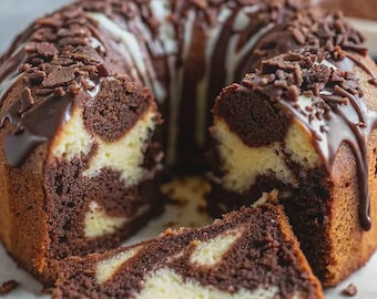 HEERLIJK recept voor Marble Bundt Cake