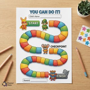 Superhero Reward Chart Printable for Kids | Behavior Chart for Boys | Potty Training Chart for Toddlers | Digital Download