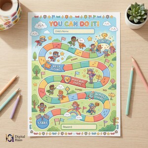 Superhero Reward Chart Printable | Kids Behavior Chart | Toddler Chore Chart | Motivation Chart for Kids | Printable Reward Tracker