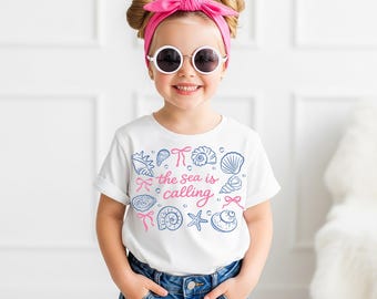 The Sea Is Calling Youth Shirt - Salty Soul Tee - Youth - Summer - Vacation T-shirt