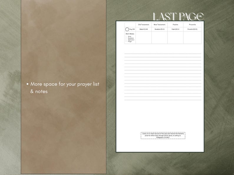 Grid Scripture Journal 365 Bible Journal Black and White Version | Undated Reading Plan, Short ...