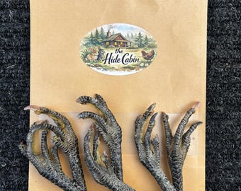 Patas de pollo deshidratadas: Golosina para mascotas de un solo ingrediente