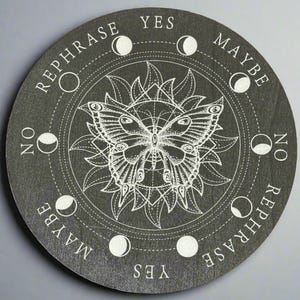 Round Pendulum Divination Board