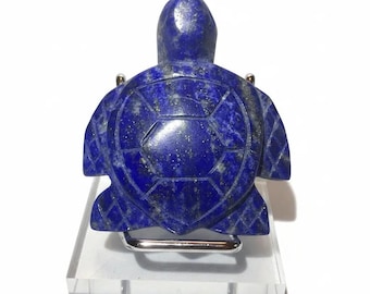 Sodalite Hand Carved Sea Turtle | Third Eye & Wisdom | Wt 1.68 oz