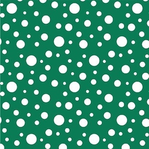 SNOWBALLS, by Michael Miller Fabrics, A-Gnome to Fa La Collection, Christmas, Select Green or Red, Sold by the yard