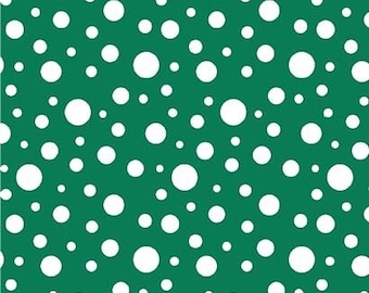 Snowballs Christmas Fabric, Michael Miller, Holiday Cotton Material