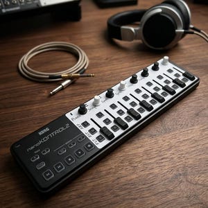 Korg nanoKONTROL2 Skrivbart Överlägg & Knoppkit – Extra brett gränssnitt för märkning av knappar