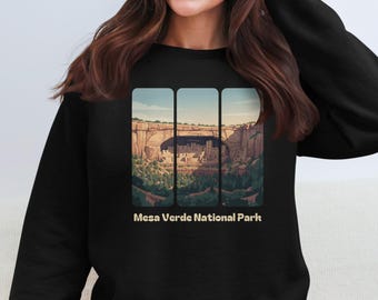 Sudadera del Parque Nacional Mesa Verde, Arte de las Viviendas en los Acantilados, Viajes al Suroeste de Colorado