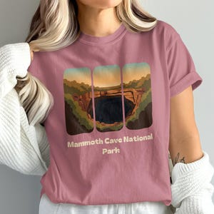 Mammoth Cave National Park T Shirt, National Park Tee, Nature Lover Shirt, Vintage Style Park Graphic, Outdoorsy Tee, Adventure Gift