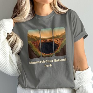 Mammoth Cave National Park Shirt, Vintage National Park Tee, Cave Art T-Shirt, Retro Nature Lover Gift, Graphic Tee, USA Cave Tshirt