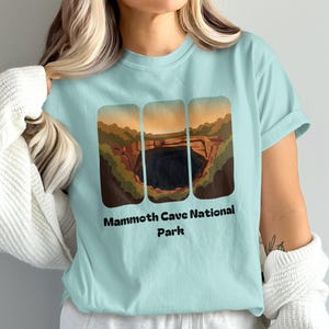 Mammoth Cave National Park T-Shirt, Vintage Graphic Tee, National Park Gift, Retro Park Design, Outdoor Adventure Shirt