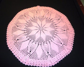 Vibrant Pink Baby Blanket - Round